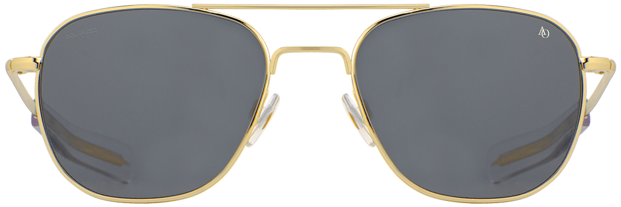American Optical Original Pilot Metal unisex Sunglasses Silver